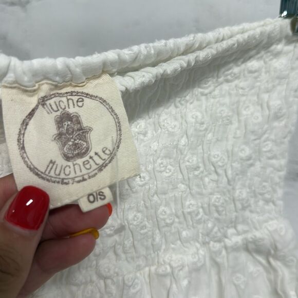 Elegant White Lace Mini Skirt - Muche & Machete - Great Condition - ONE SIZE - Picture 2 of 4